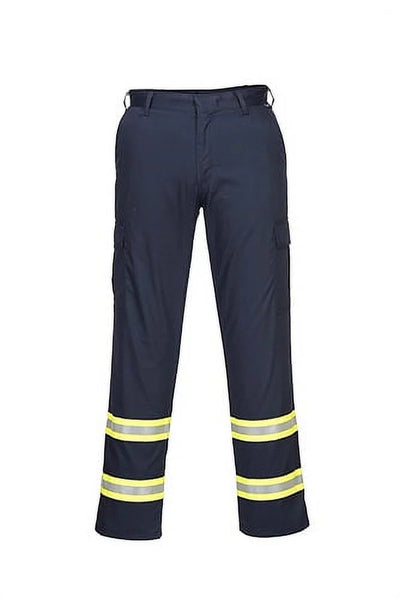 F127 Mens Modern Reflective Iona Extra Work Pants Navy, 46- Bannav S Bannav LLC
